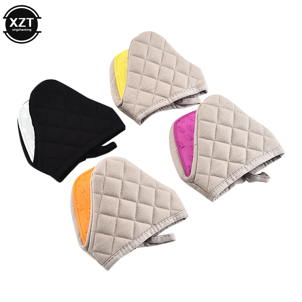 Silicone Anti-scalding Oven Gloves Mitts Potholder Kitchen Silicone Gloves Tray Dish Bowl Holder Oven Handschoen Hand Clip