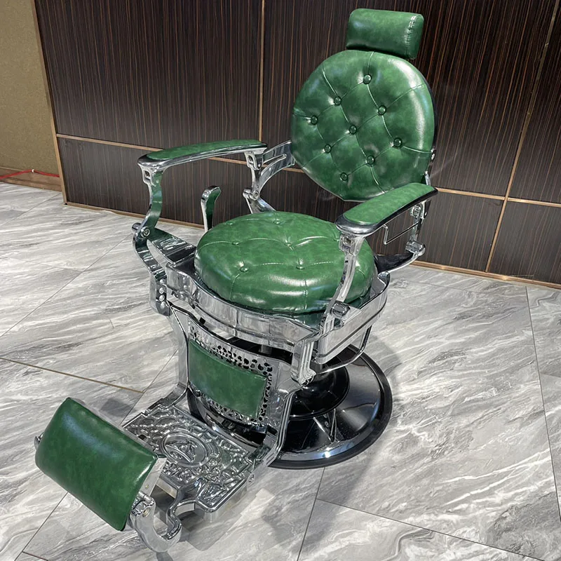 Barbershop Mobile Barber Chair Nail Men Stool Adjustable Hairdressing Luxury Barber Chair High Chaise Coiffeuse Salon Furniture barbershop speciality barber chairs adjustable stool hairdressing swivel barber chairs chaise coiffeuse salon furniture qf50bc