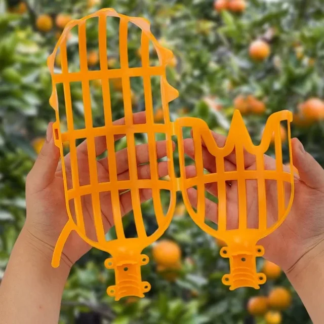 1/5x Fruit Picker High-altitude Fruit Collection Plastic Fruit Picking Device Loquat Bayberry Hand Catcher Tools Gardening Tool 5