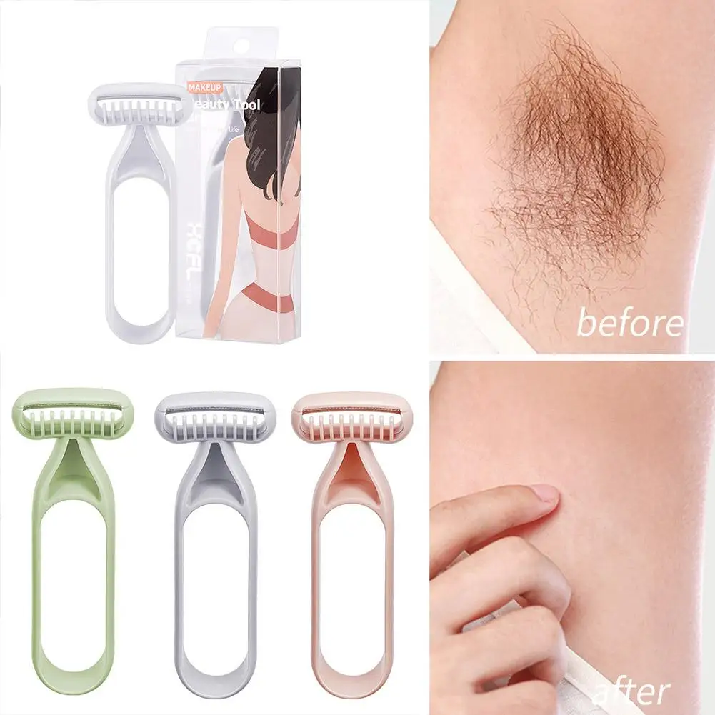 

Women Physical Painless Manual Hair Removal Knife Portable Hair Removal Tool Shaving Beauty Tool For Armpit Arm Leg Bikin L0W0