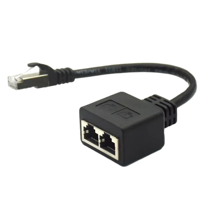 

RJ45 1xMale to 2xFemale Кабель-адаптер-разветвитель для Ethernet 7 Ethernet