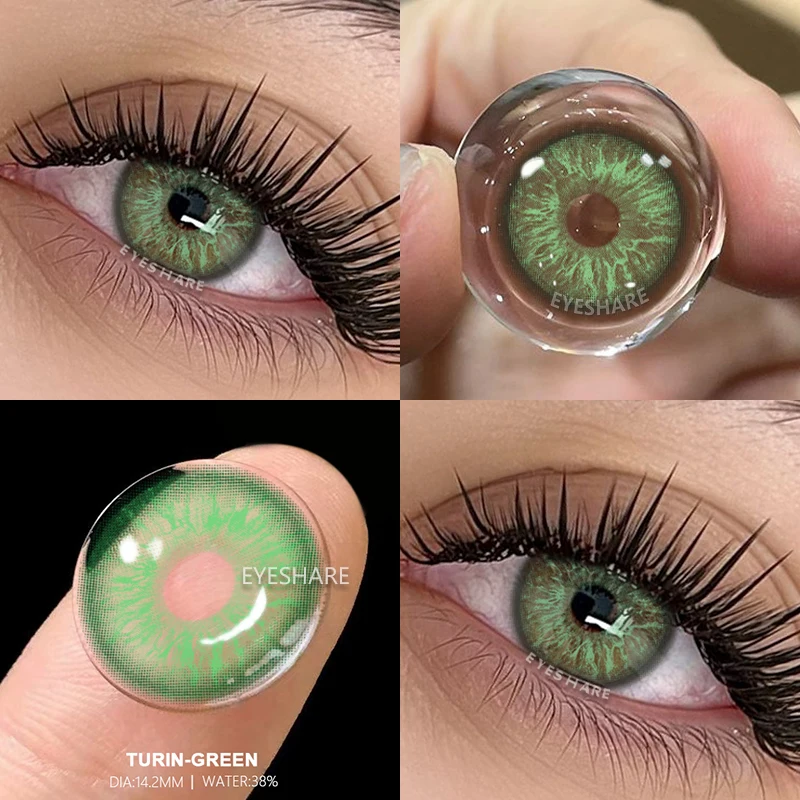 AMARA 2 stücke Farbe Kontaktlinsen Für Augen Natürliche Auge Grau Farbe Objektiv Kosmetische Weiche Augenlinsen Schönheit Schüler Blaue Linse jährlich – Detail 27