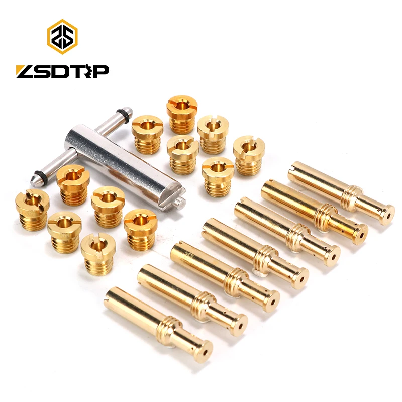 ZSDTRP 20pcs Jets Kit with Main Jet Tool for Carburetor Replacement ...