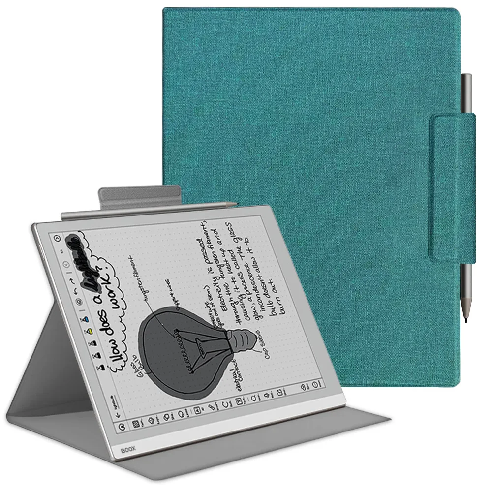 Premium Leather Tablet Cover with Auto Sleep/Wake & Magnetic Closure