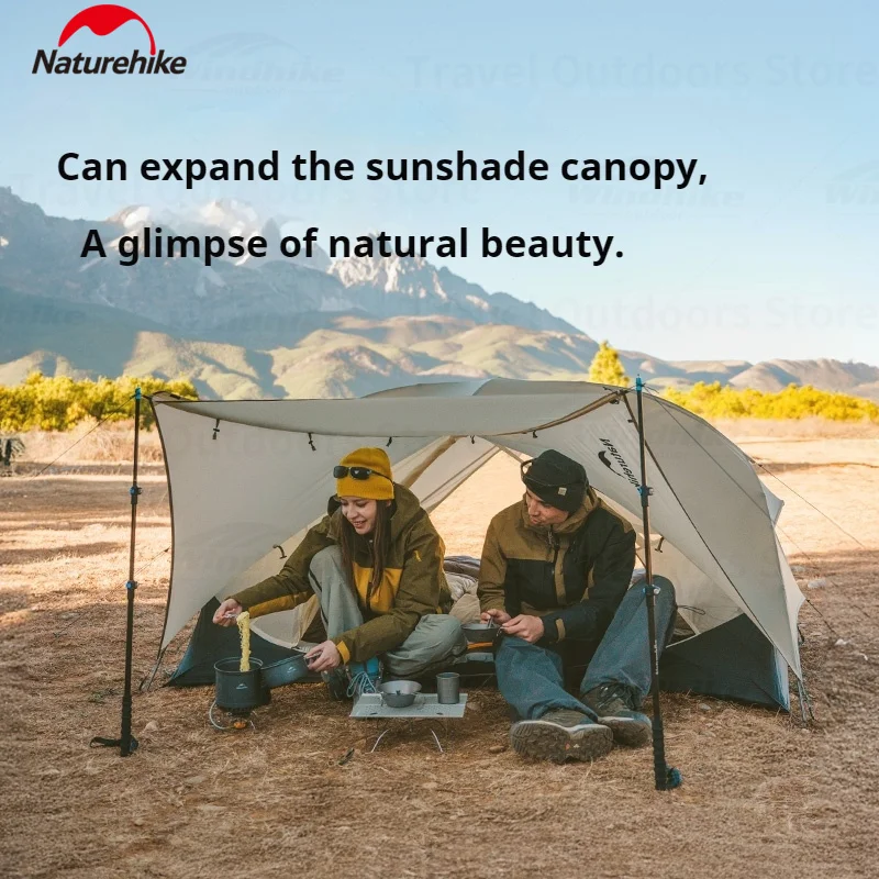Naturehike Mongar UL Hiking Tent 15D Nylon 3 Season 1-2 People Ultralight Outdoor Double Layer Waterproof Camping Tent