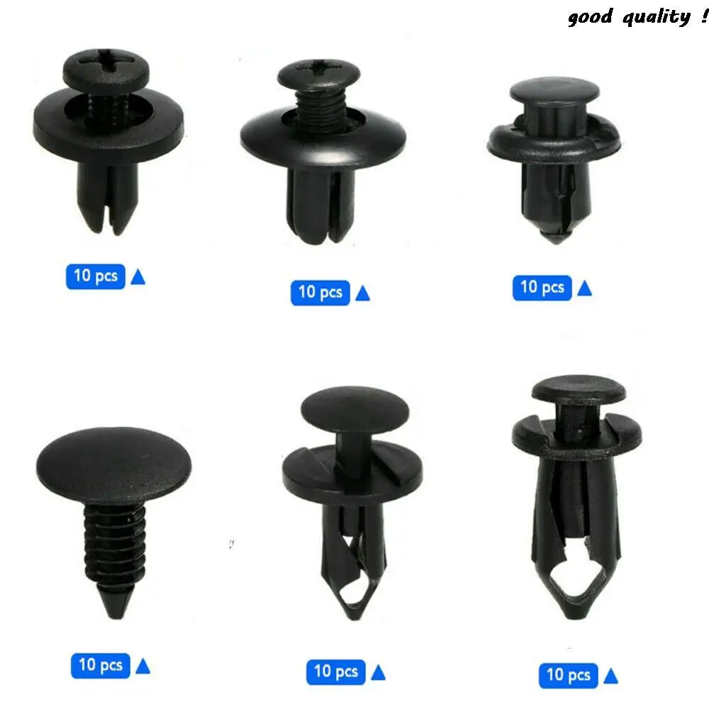 6 Size 60Pcs Auto Fastener Clips for Toyota Auris Corolla Avensis Verso  Yaris Aygo Scion TC IM - AliExpress