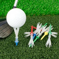 12Pcs Prong Golf Tees Plastic 70 83MM Less Friction Supplies 1
