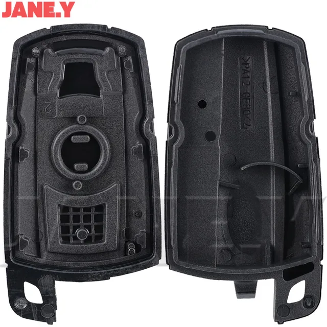 รีโมทกุญแจรถ Fob กรณีเชลล์สําหรับ BMW 1 3 5 6 X Series สําหรับ Smart Key Shell Blade Fob E90 E91 E92 e60 Remote กรณี 3