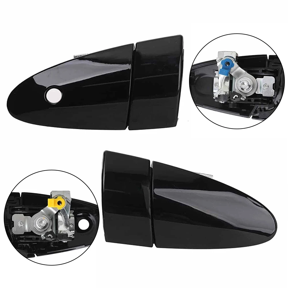 

2pcs Car Door Outer Handles Black 72181-SZT-003/72141-SZT-G01 For Honda CRZ CR-Z 2011-2015 Black ABS Car Interior Decoration Par