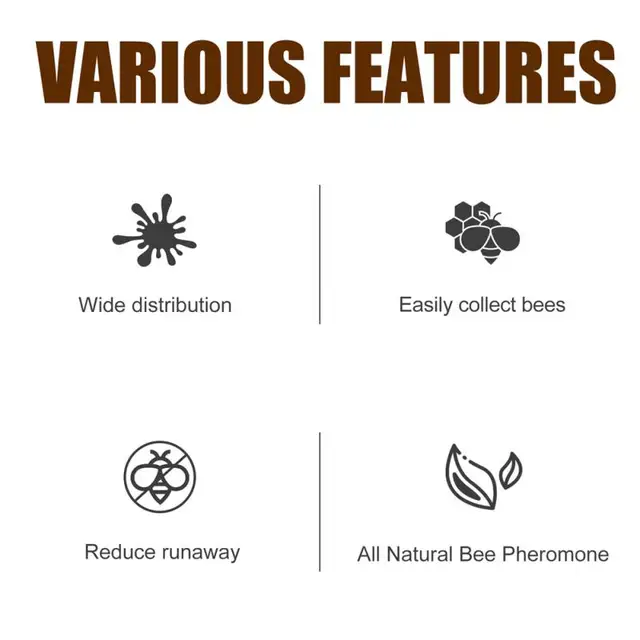 60 Ml Könnyen Vonzó Méhek Készlet Összegyűjti A Mézes Kaptár Apicultura Csali Szerszámokat - Image 3