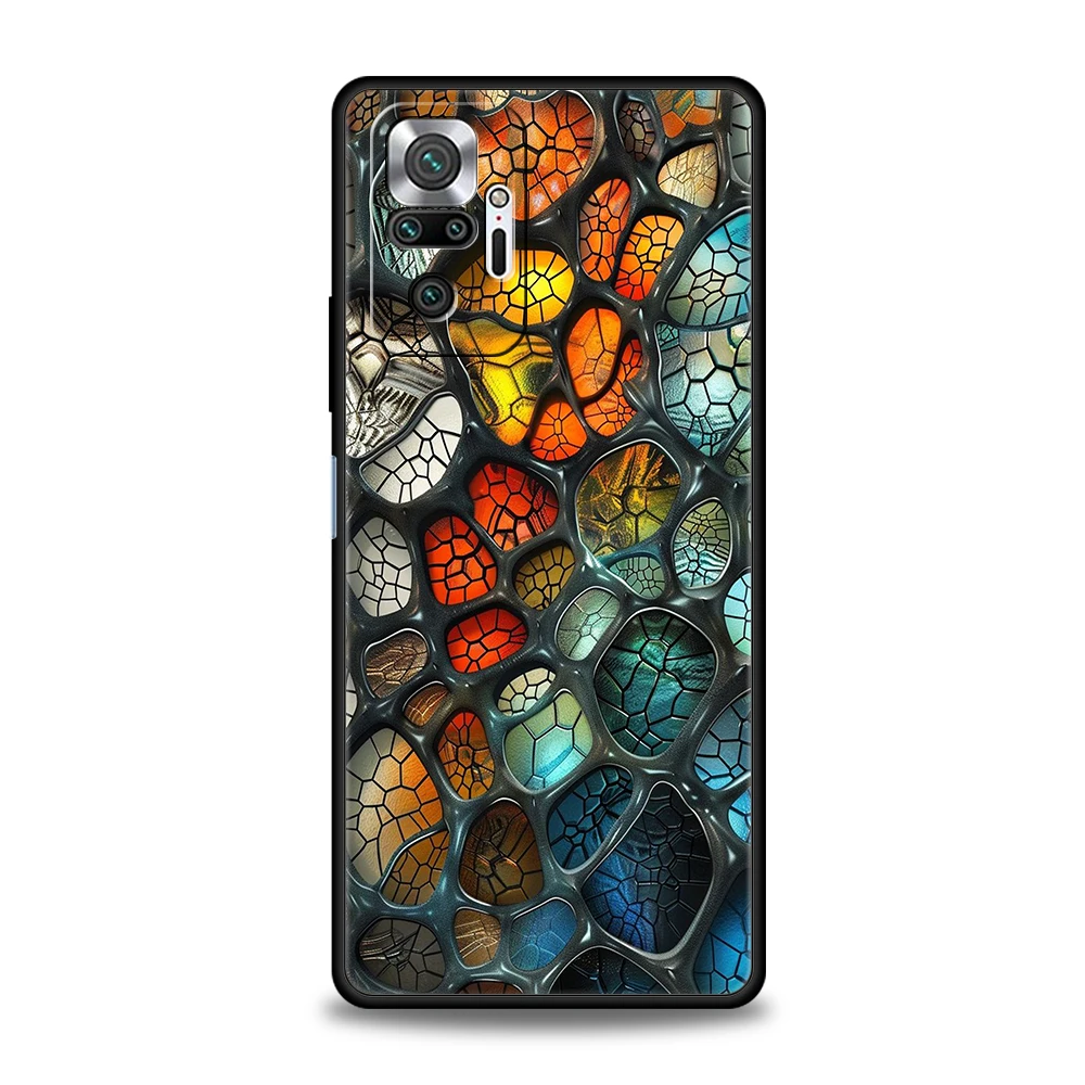 Malerei Marmor Handy hülle Abdeckung für Redmi 13c 10c Note 13 12 10 11 Pro plus 7 8t k40 k50 Gaming Pro plus 5g Soft shell Capa Tasche – Detail 2