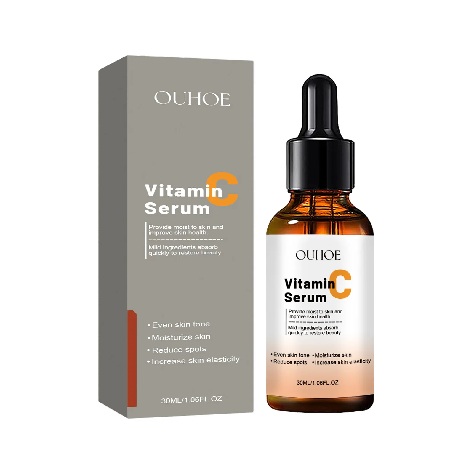 Anti Aging Facial Serum Vitamin C Reduce Fine Lines Forehead Wrinkles Moisturizing Smoothing Skin Repairing Firming Face Serum 3
