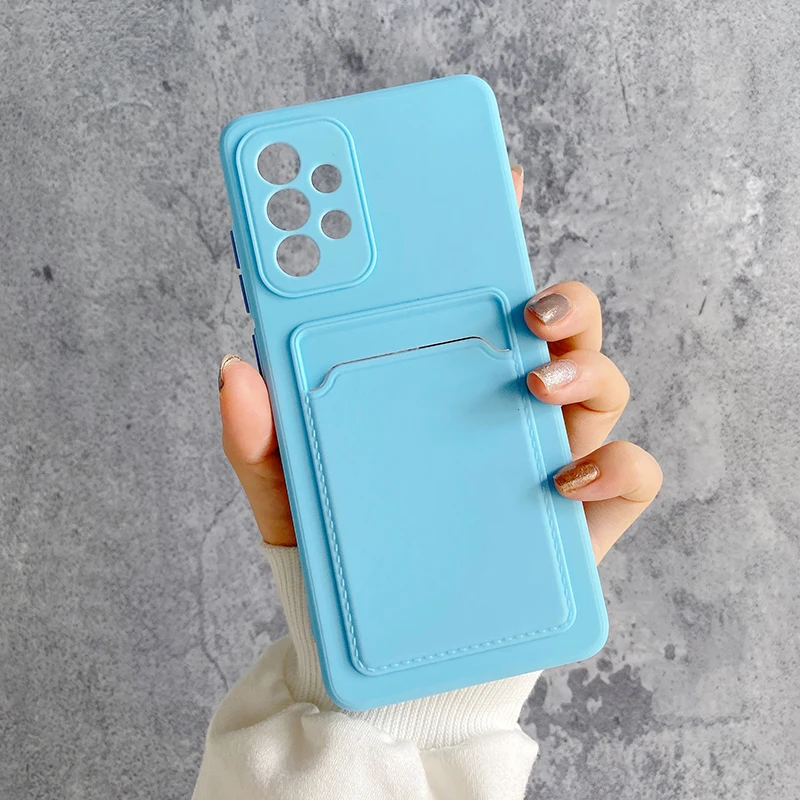 Silikonhülle mit Brieftaschen-Kartensteckplatz für OPPO Find X3 Pro Kartenhalter Funda A94 A74 A95 A16 A54 Abdeckung für Realme 9 8 9i 8i C21_voghion.com