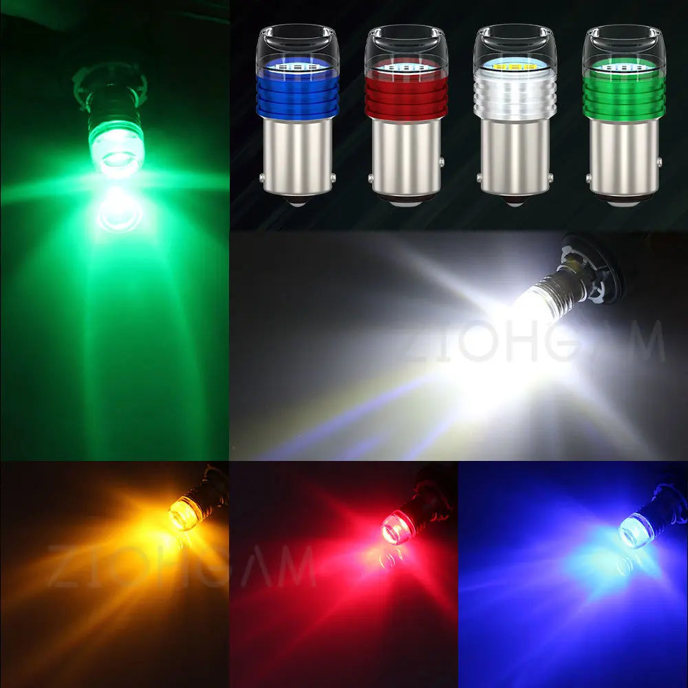 ZIOHGAM 1156 Ʈκ 1157 ÷ LED ڵ , S25 5630  극ũ  ȣ , BA15S BAY15D P21/5W P21W R5W R10W, 2 
