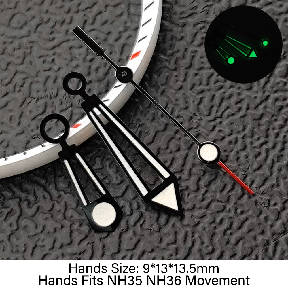 Green Luminous Watch Hands for Mechanical Movements - Replaceable Accessories