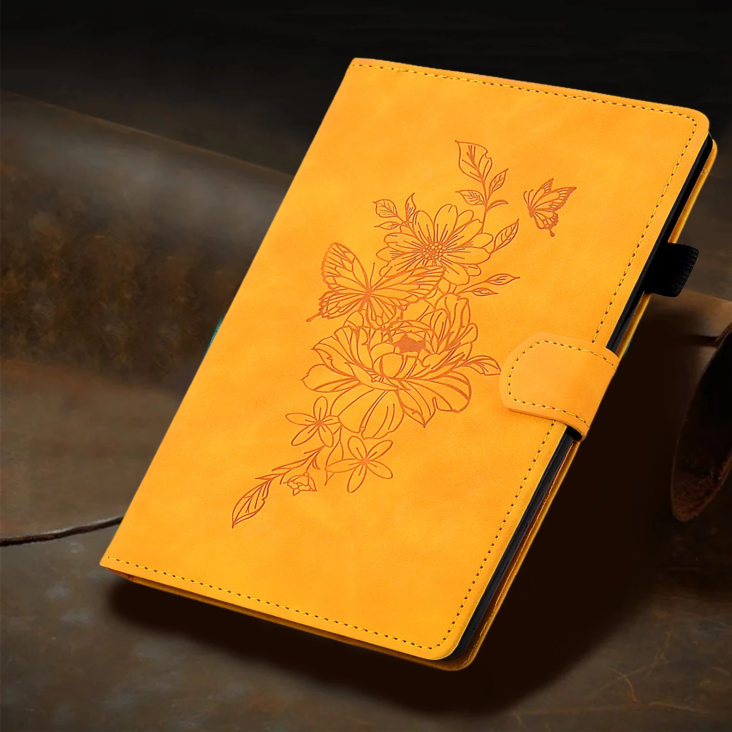 de couro, capa inteligente, iPad Air 5,