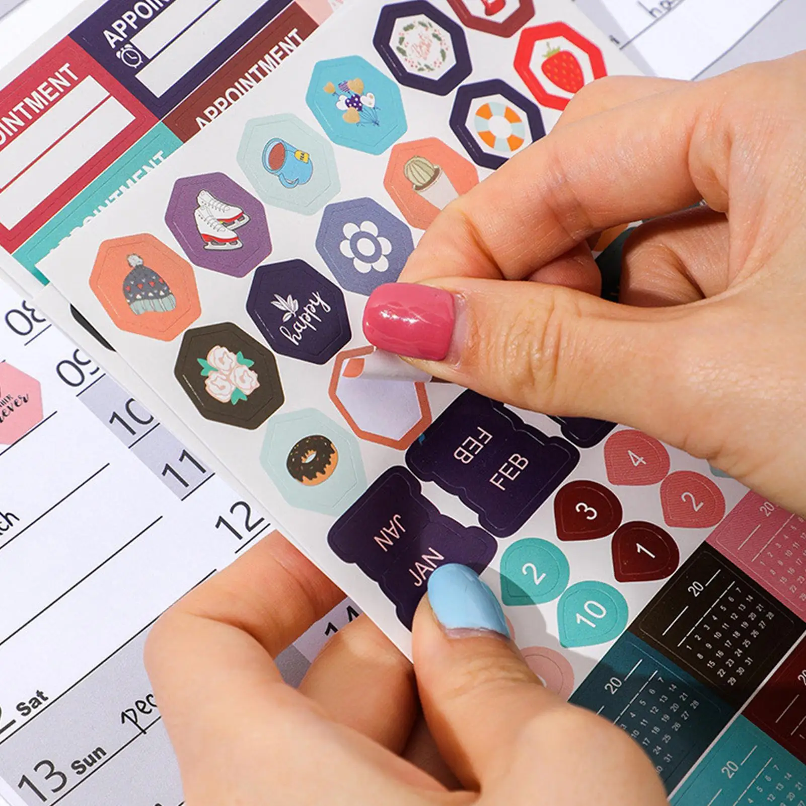 2026 new year Wall Calendar Monthly planner Wall Calendar Reusable Scheduling Organizer for Work study Family Kids Dorm Desk