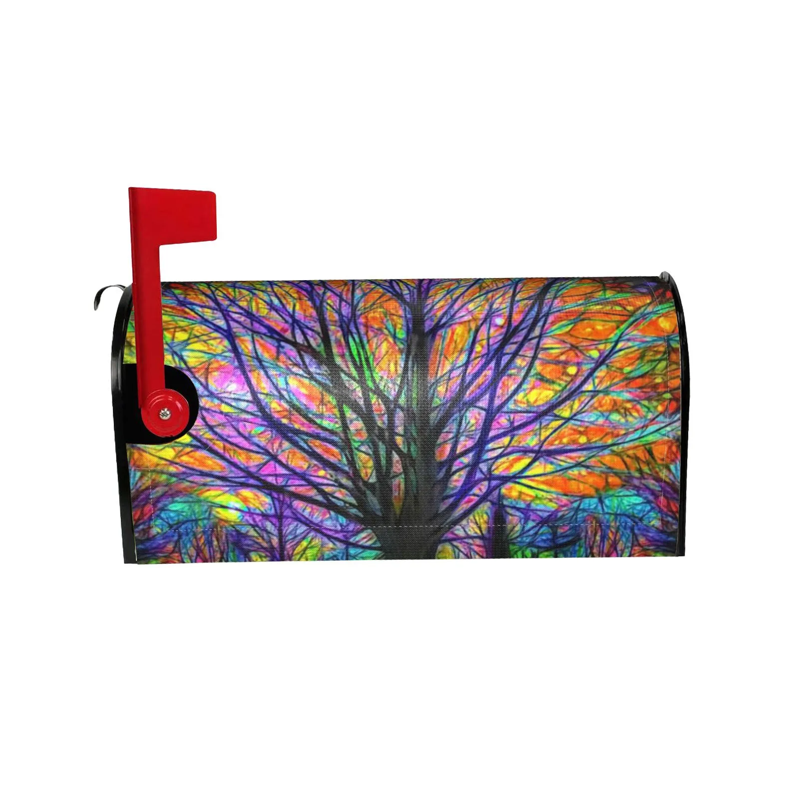 Description Picture 3 of itemBeaded Garland Wreath Our First Baby Together Mailbox Covers Standard Size 18" X 21" Flowers Mailbox Wraps Post Letter Box Cover