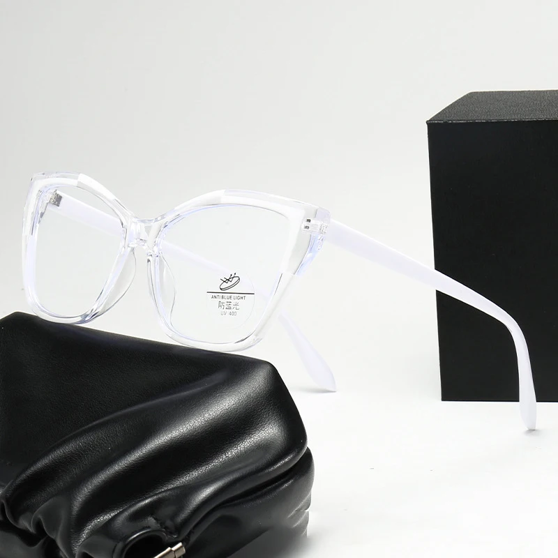 Eyeglasses Frames Cat Eye Design Women Eyewear Blue Light Blocking Anti Radiation Blue Ray Filter