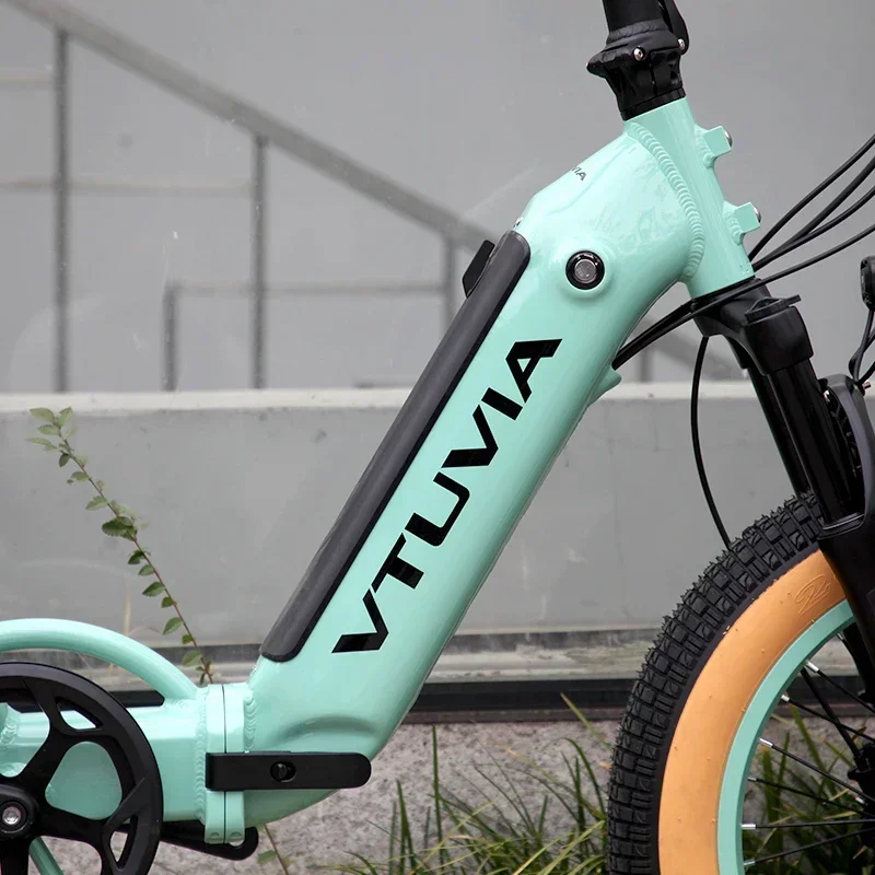 1000w 48v15ah Lithium Battery 20inch Electric Folding Bike Fat Tire