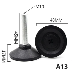 Adjustable Levelling Machine and Furniture Feet (Set of 4) (A13)