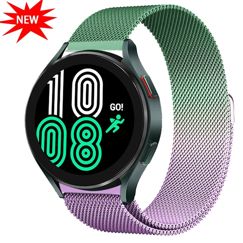 Elegant Milanese Magnetic Watch Strap, 22mm/20mm - Premium Mesh Band
