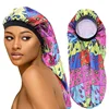 Extra Large African Women Satin Long Hair Bonnets Female Sleeping Cap For Long Curly Hair Night Cap Headwrap Headwear Chemo Hats 1
