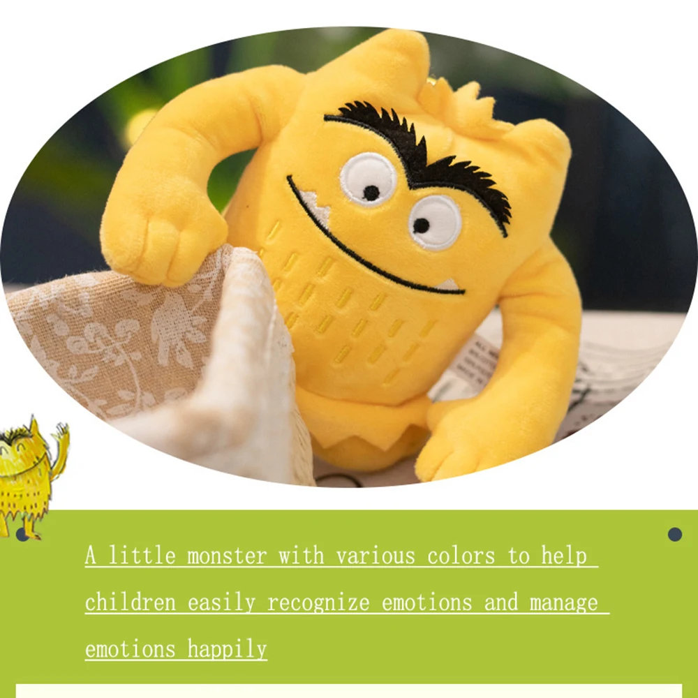 2023 Hete Verkoop De Kleur Monster Emotie Pluche Speelgoed Baby Sustae Emotie Plushie Schattige Knuffels Kind Kerst Verjaardagscadeau