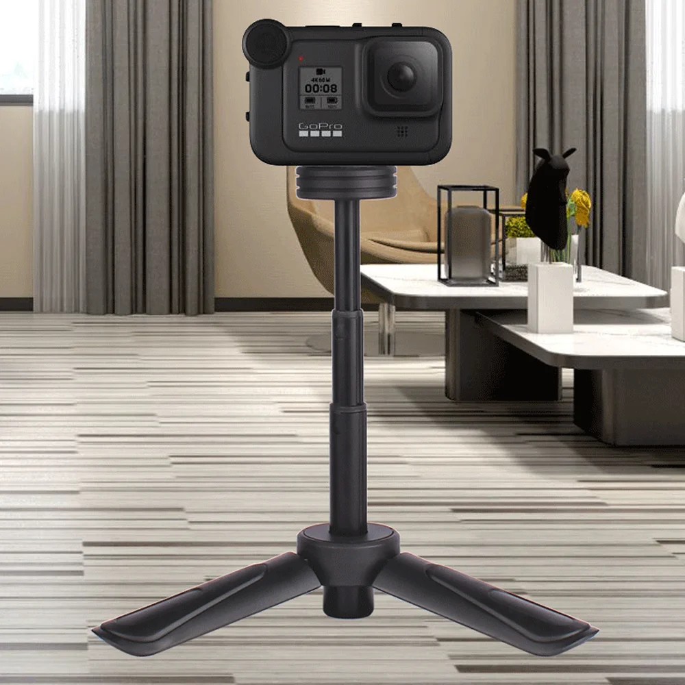 Selfie Stick Tripod Extendable Cell Phone Stand Portable Tripod for iPhone Android GoPro Hero 12 11 10 9 Insta360 X3 DJI Osmo 4