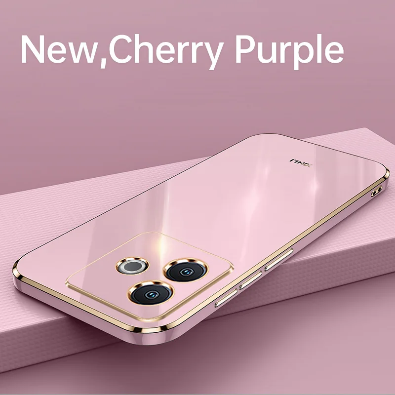 Ultra Slim Plating TPU Gel Case - Anti-Shock Chromed Soft Cover
