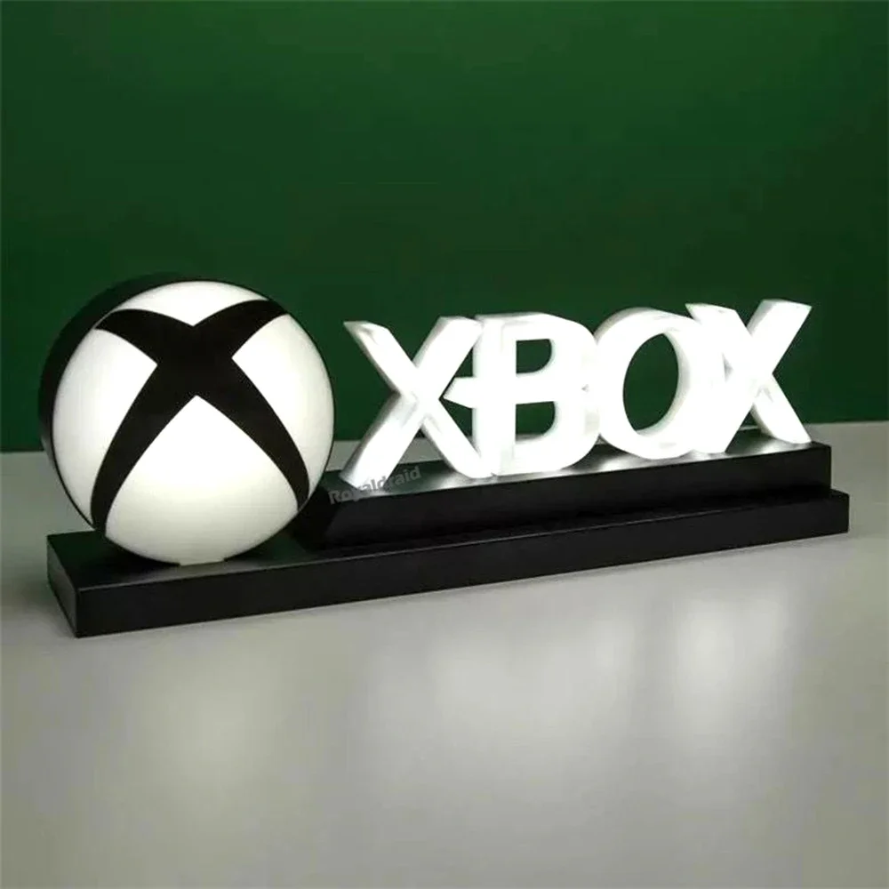 音声制御ナイトライトxboxゲームルーム、デスクセット、テーブル