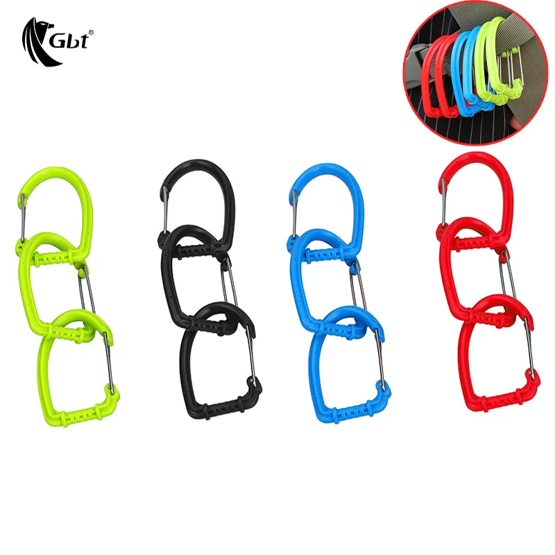 

Outdoor Tactical Mountaineering Chain D-shaped Key Chain Water Bottle Hook Anti Loss Rope Buckle Accessories