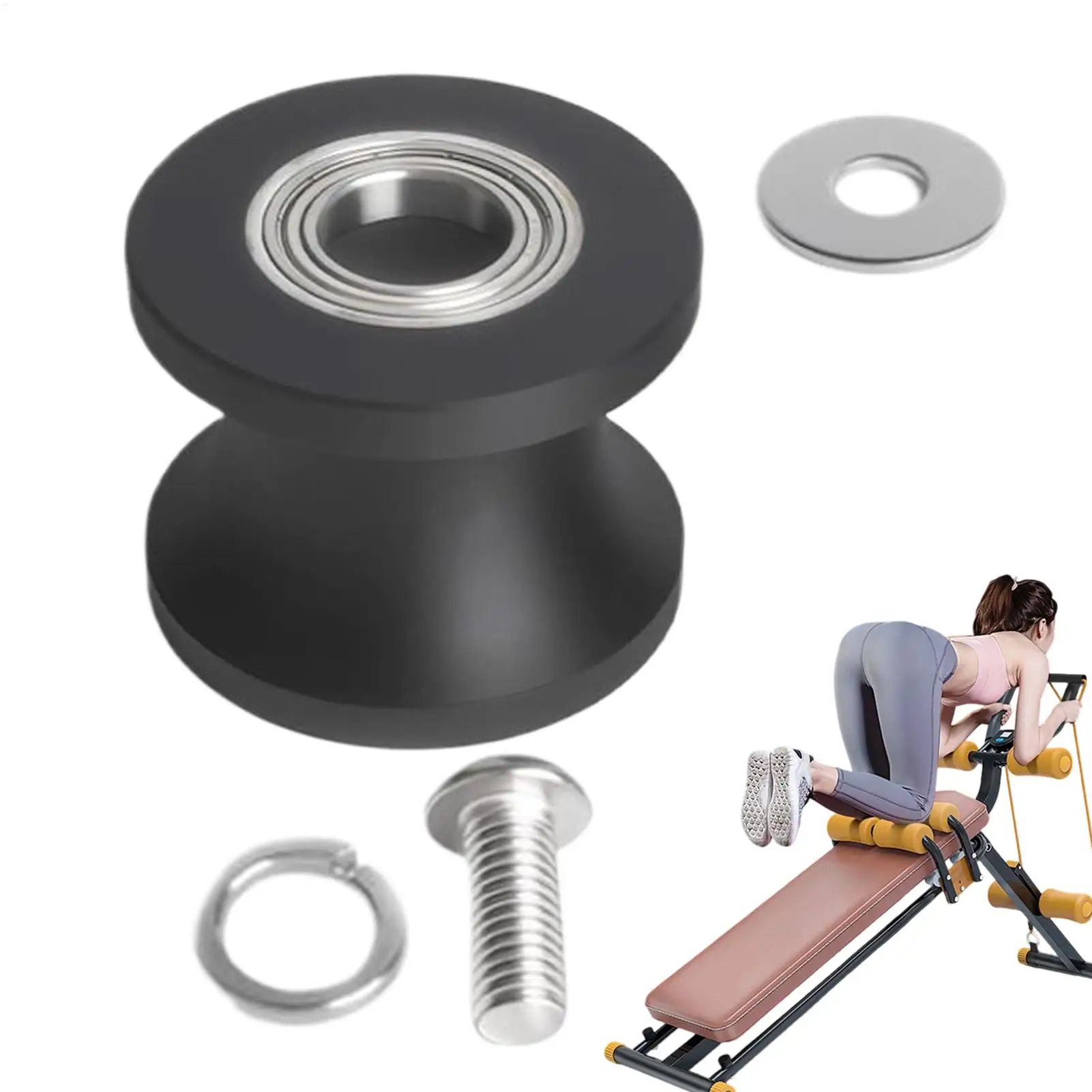 NEW Fitness Equipment Roller Quiet Smooth Replacement Parts Elliptical Machine Replacement Leg Roller For Indoor Commercial Gym