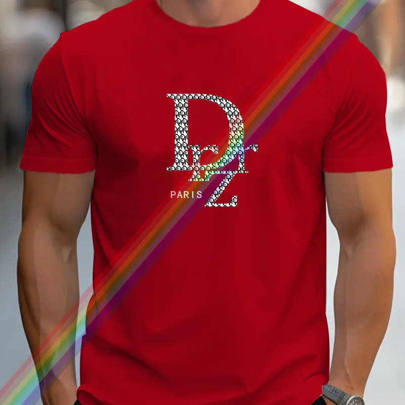 Luxury Brand 100% Cotton High Quality Fashion LetterPrinting Couple Tees Summer Harajuku For Men/Women Short Sleeve T-shirt