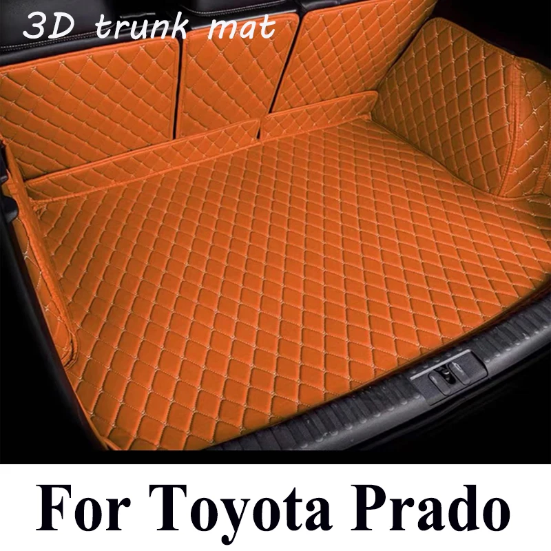 

(Автомобиль) хорошо! Специальные коврики для багажника для Toyota Land Cruiser Prado 150, 5 мест, 2016, водонепроницаемые коврики для багажника Prado 2015-2010