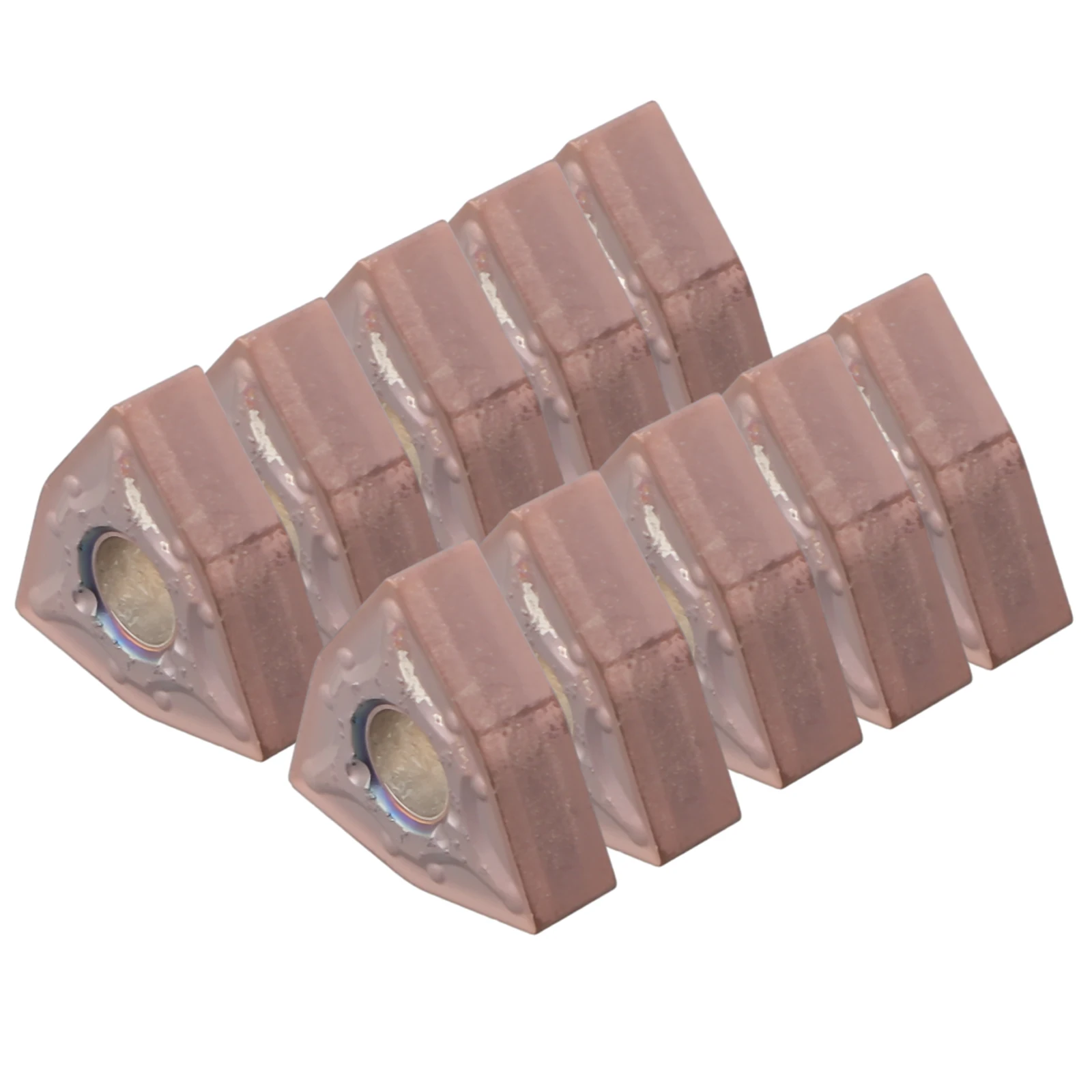

WNMG0804 Carbide Inserts 10pcs Purple Color Durable and High Performance Suitable for Lathe Turning Tool Holder