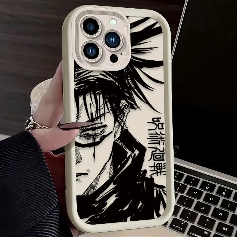 Jujutsu Kaisen Soft Silicone TPU Phone Case – Stylish Anime Back Cover