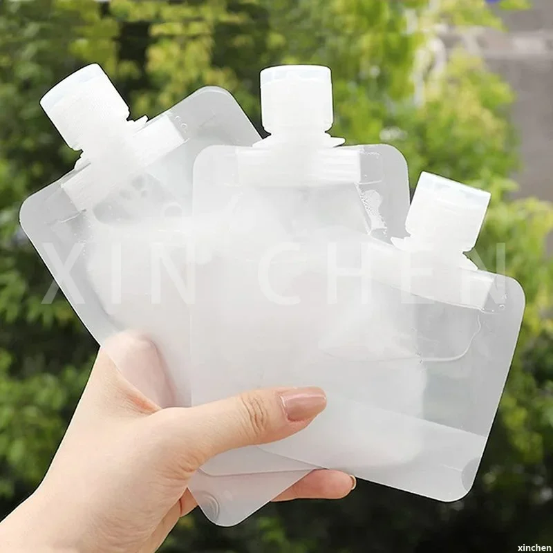 Portable Travel Liquid Packaging Bag 5/10pcs Lotion Dispenser Bag Refillable Shampoo Cosmetic Storage Container 30ml 50ml 100ml refillable liquid container refillable packaging bags