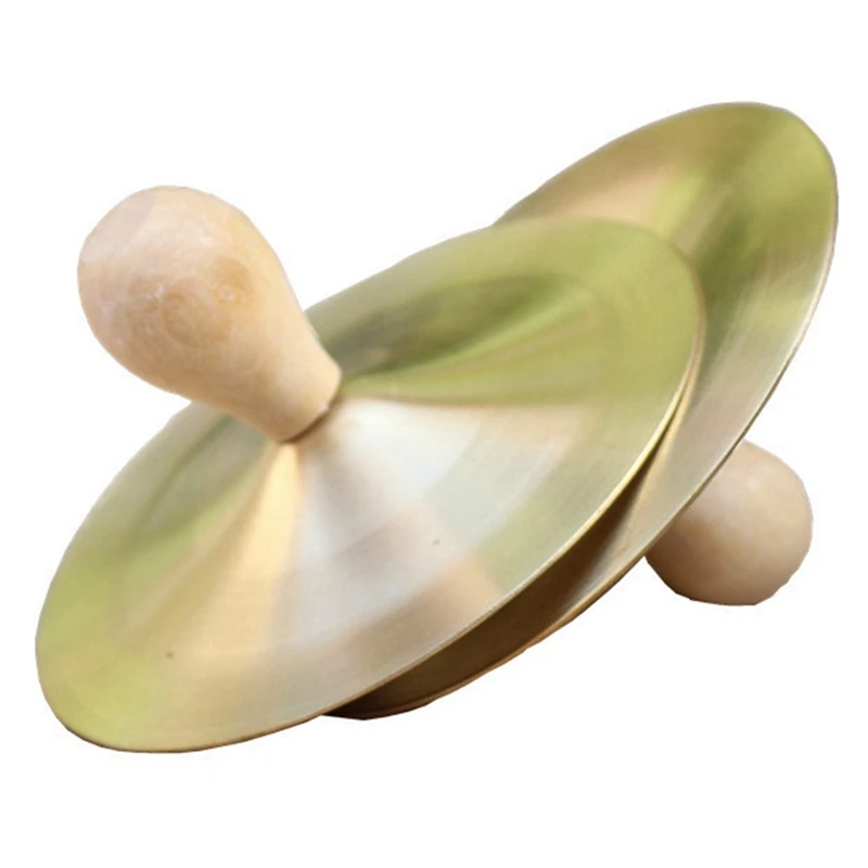 

3 Pair 9Cm Hand Percussion Copper Cymbals Children Musical Instrument Education Toys Brass