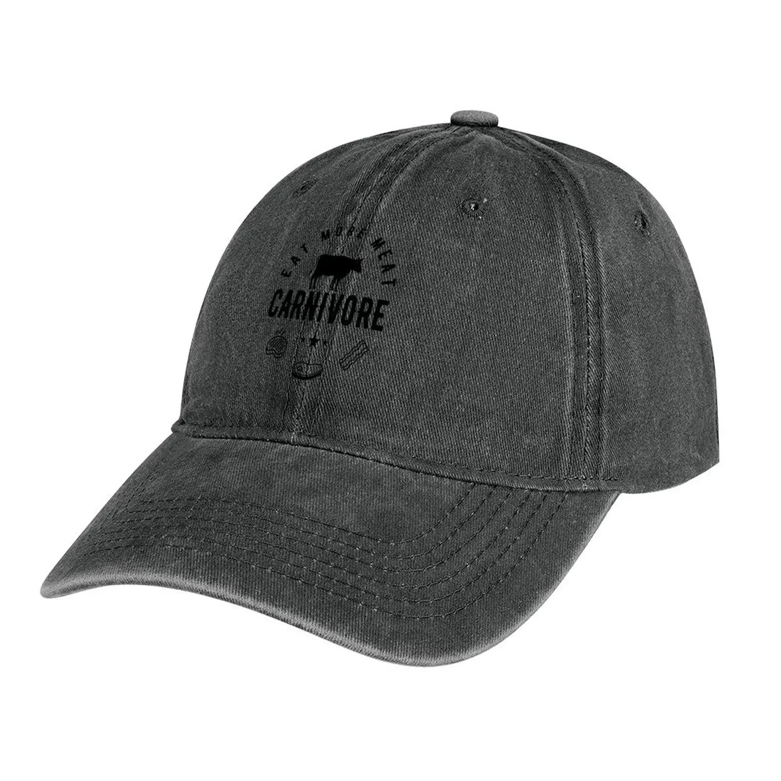 

Carnivore diet, Eat more meat Cowboy Hat black Hood Woman Men's