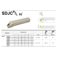 SDJCR1212H11 SDJCR1616H11 SDJCR2020K11 SDJCR2525M11 SDJCR SDJCL 1616 outil de tournage DCGT DCMT porte-outil blanc CNC tour coupe 2