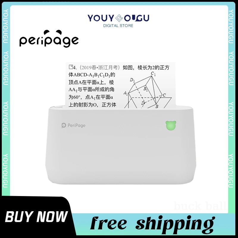 

Peripage A9 Max Thermal Printer Portable Wireless Bluetooth Mini Cute A9s Max Printer 203dpi 304dpi Picture Label Mobile Printer