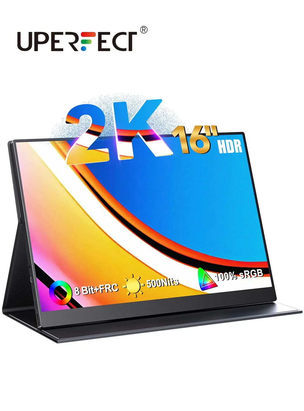 UPERFECT25KPortableMonitor16Inch500Nits8BitFRCFrameless