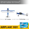 RC Plane Sport Cub 500 EPP Foam 500MM Wingspan 2.4G 4CH RC Glider Aircraft One-Key Aerobatic RC Fighter RTF 761-4 Toys Gifts 6