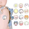 120pcs/lot Cartoon Round Band Aid for Childre Kids Vaccination Plaster Skin Wound Dressing Patch Waterproof Adhesive Bandages 2