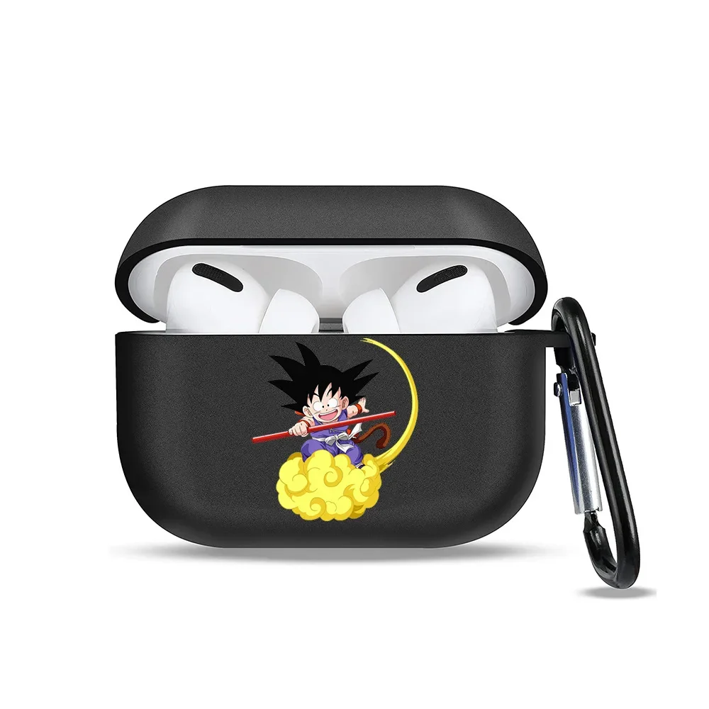 AirPods Pro ドラゴンボールケース付き アニメドラゴンボール孫悟空シリコン保護ケース AirPods 1 2 3