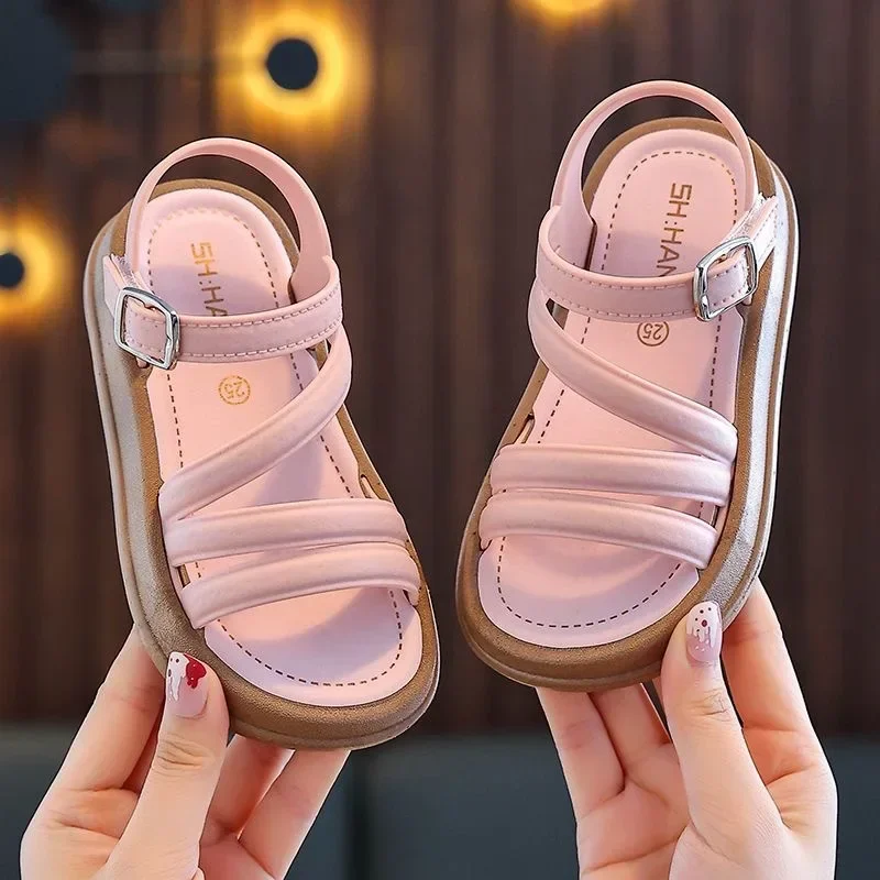 Baby Girls Sandals Summer Casual Children Sandals Girls Flat Shoes Fashion Casual Non Slip Kids Beach Shoes sandalias de mujer 2