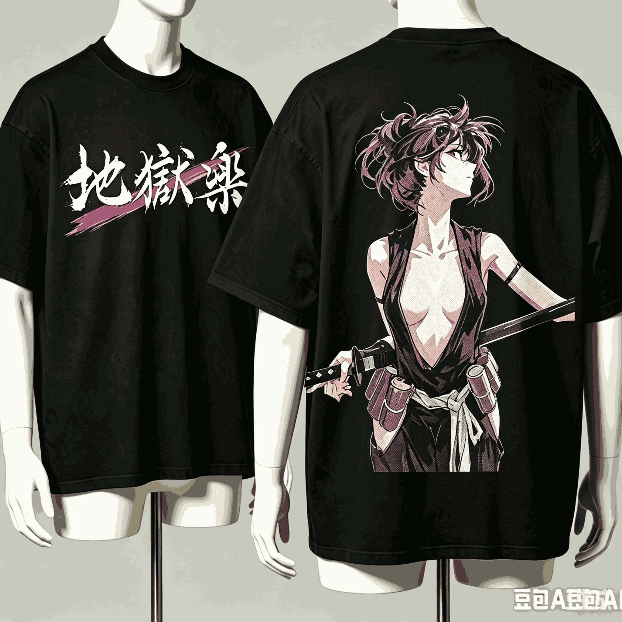 Hell's Paradise Anime Lover T-Shirt, Harajuku-Baumwolle, neues Modell, High Street Retro-Mode, übergroß, Unisex, heißes Produkt, bequem