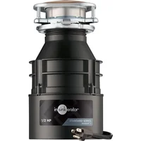 Badger 5 Garbage Disposal with Power Cord, Standard Series 1/2 HP Continuous Feed Food Waste Disposer, Badger 5 W/C 1