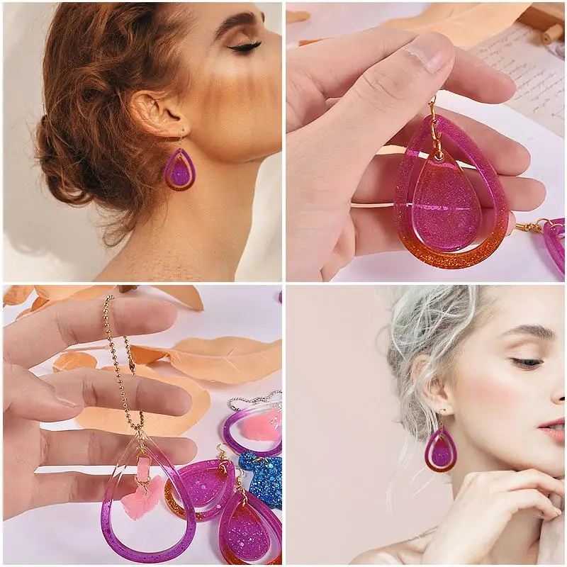 Resin Earring Mold For Making Earring Pendant Jewelry Craft